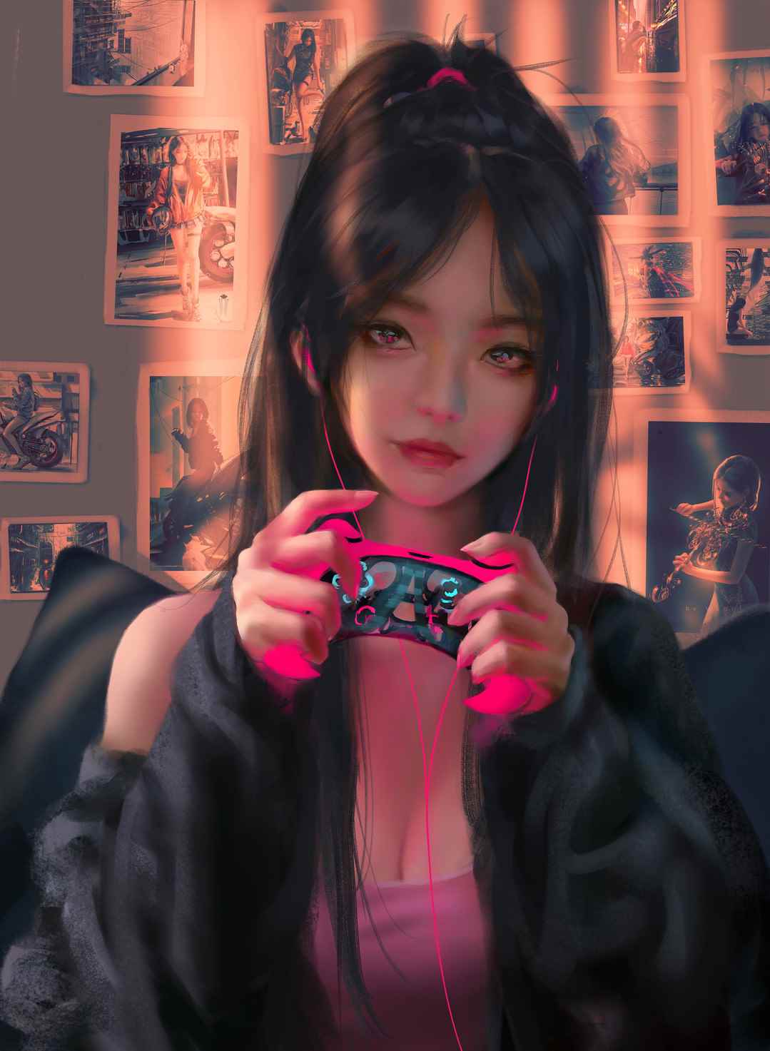 图片[3]-WLOP鬼刀二次元插画图集合集打包下载1454PV 59GB-美了么