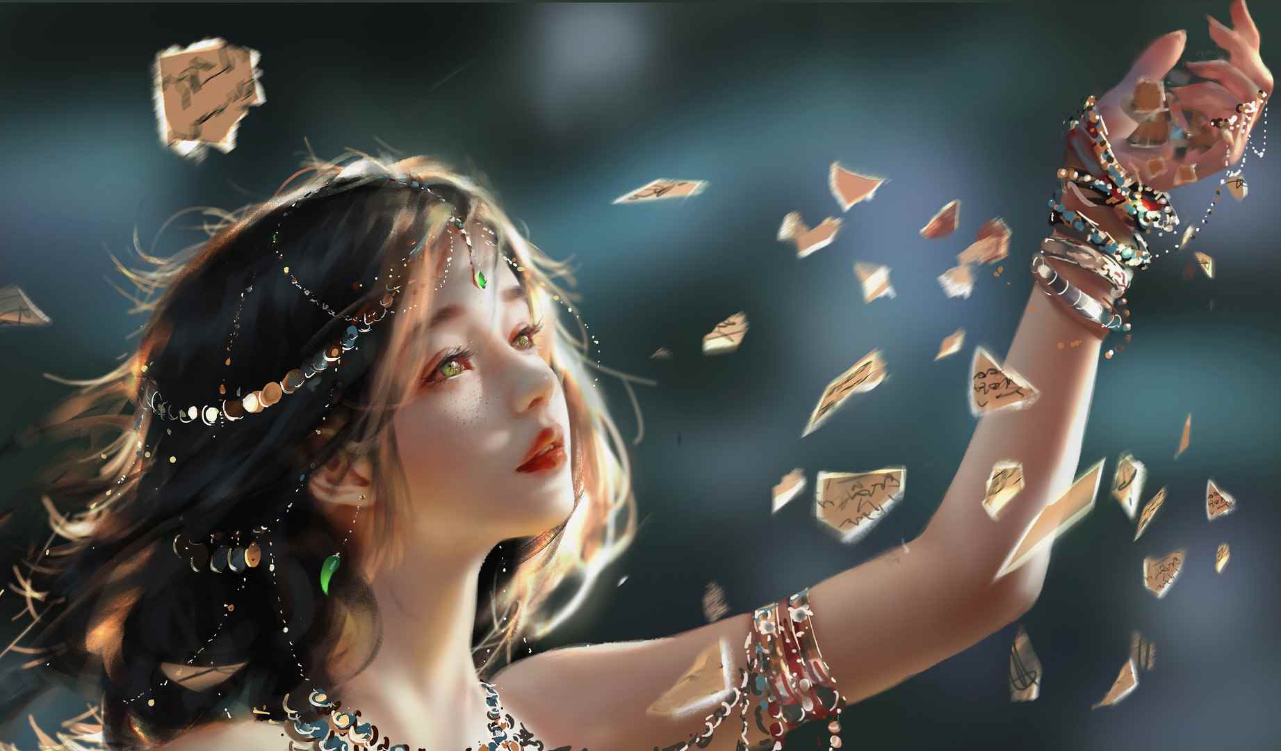 图片[8]-WLOP鬼刀二次元插画图集合集打包下载1454PV 59GB-美了么